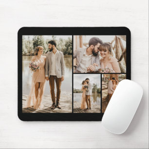Create Your Own 4 Photo Collage Mouse Mat