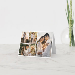 Create Your Own 4 Photo Collage Note Card