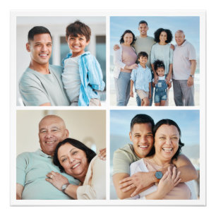 Create Your Own 4 Photo Collage Photo Enlargement