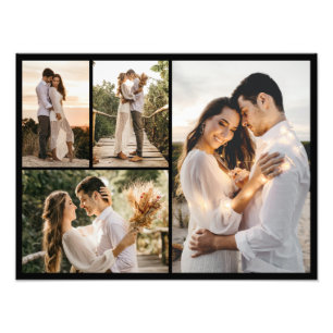 Create Your Own 4 Photo Collage Photo Enlargement Print