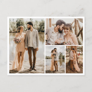 Create Your Own 4 Photo Collage Postcard