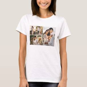 Create Your Own 4 Photo Collage T-Shirt
