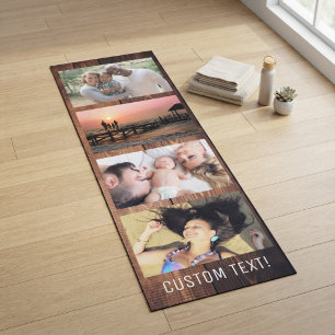 Create Your Own 4 Photo Collage Yoga Mat