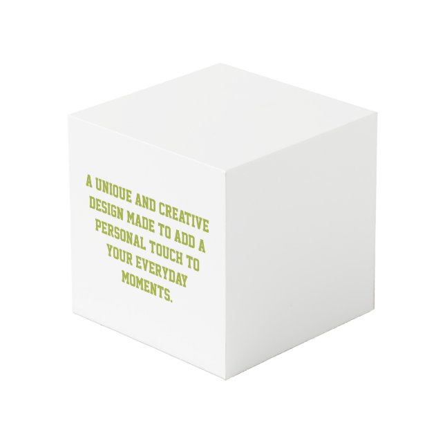 Create Your Own 4" Photo Cube (Front Angled)