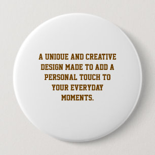 Create Your Own 4'' Round Button