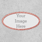 Create Your Own 4" x 2" Oval Kelley Green Iron-On