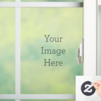 Create Your Own 4" x 4" Partial Transparent Window Cling