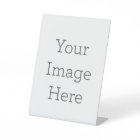 Create Your Own 4" x 6" Plastic Pedestal Sign