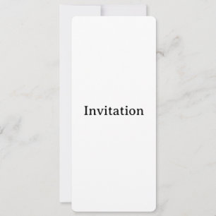 Create Your Own 4" x 9.25" Rounded Invitation