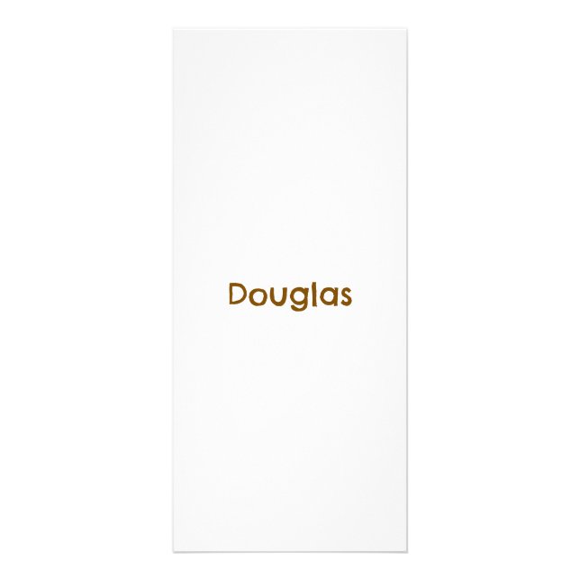Create Your Own 4" x 9" Rack Card (Front)