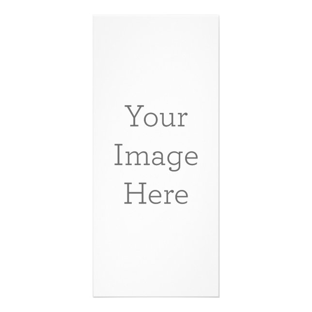 10.2 cm x 22.9 cm  Rackcard (Front)