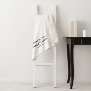 Create your own 50" x 60" medium sherpa blanket
