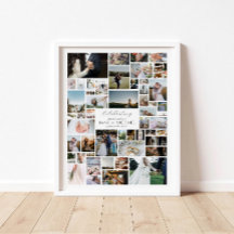 Create Your Own 52 Photo Collage  Poster