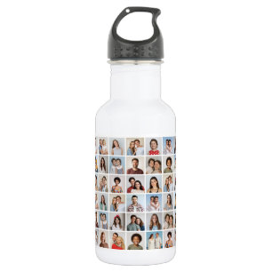 Create Your Own 54 Photo Collage 532 Ml Water Bottle
