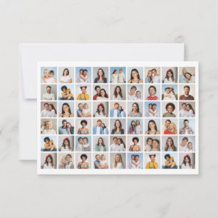 Create Your Own 54 Photo Collage Card