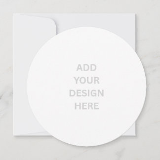 Create Your Own 5.25" Circle Invitation