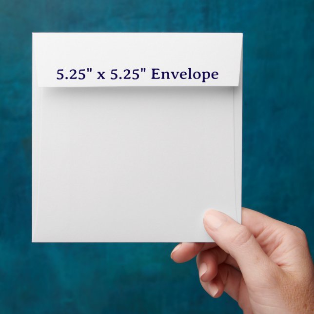 Create Your Own 5.25" x 5.25" Envelope (Hand)
