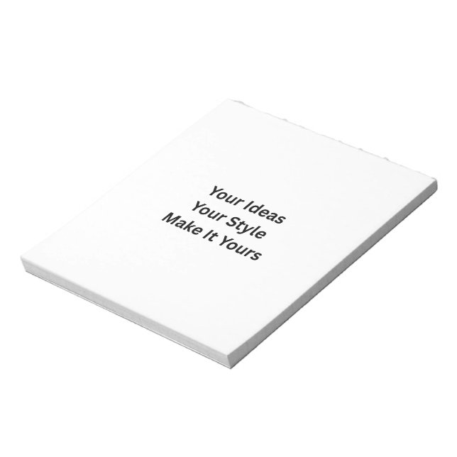 Create Your Own 5.5" x 6" Notepad (Rotated)