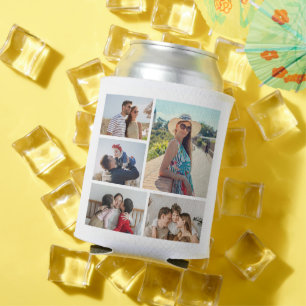 Create Your Own 5 Photo Collage Can Cooler