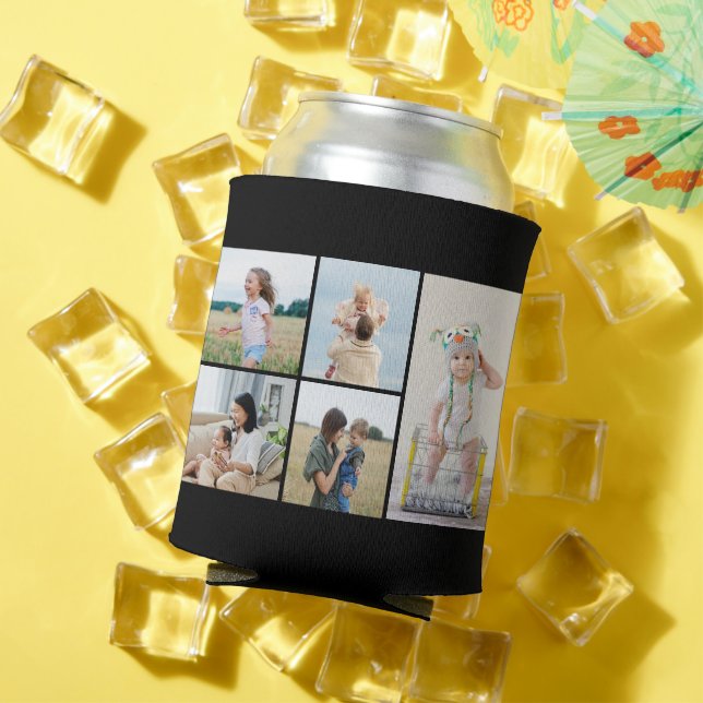 Create Your Own 5 Photo Collage Can Cooler (In Situ Summer)