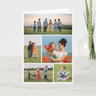 Create Your Own 5 Photo Collage Card
