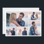 Create Your Own 5 Photo Collage Card<br><div class="desc">Create your own 5 Photo Collage for Christmas, Birthdays, Weddings, Anniversaries, Graduations, Father's Day, Mother's Day or any other Special Occasion, with our easy-to-use design tool. Add your favourite photos of friends, family, vacations, hobbies and pets and you'll have a stunning, one-of-a-kind photo collage. Our custom photo collage is perfect...</div>