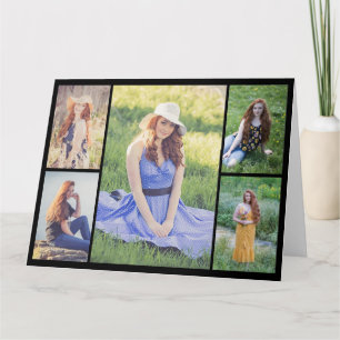 Create Your Own 5 Photo Collage Card