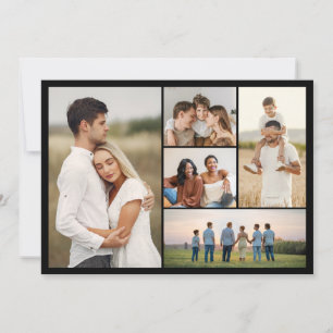 Create Your Own 5 Photo Collage Greeting Card
