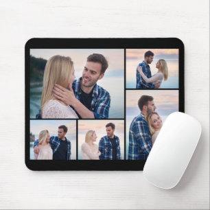 Create Your Own 5 Photo Collage Mouse Mat