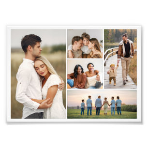 Create Your Own 5 Photo Collage Photo Enlargement