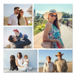 Create Your Own 5 Photo Collage Photo Enlargement