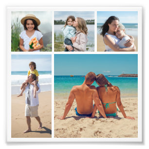 Create Your Own 5 Photo Collage Photo Enlargement