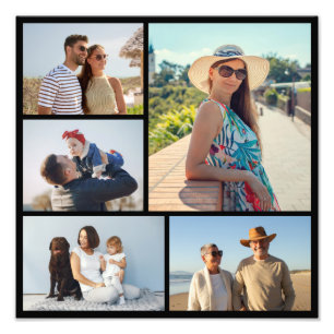 Create Your Own 5 Photo Collage Photo Enlargement