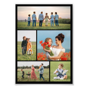 Create Your Own 5 Photo Collage Photo Enlargement