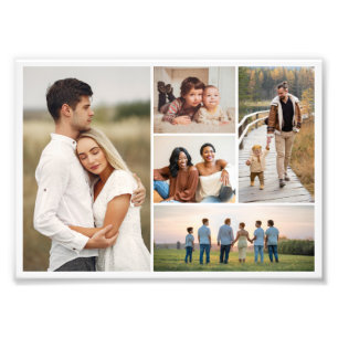 Create Your Own 5 Photo Collage Photo Enlargement