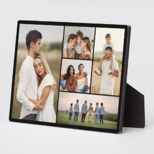 Create Your Own 5 Photo Collage Plaque