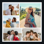 Create Your Own 5 Photo Collage Poster<br><div class="desc">Create your own 5 Photo Collage for Christmas, Birthdays, Weddings, Anniversaries, Graduations, Father's Day, Mother's Day or any other Special Occasion, with our easy-to-use design tool. Add your favourite photos of friends, family, vacations, hobbies and pets and you'll have a stunning, one-of-a-kind photo collage. Our custom photo collage is perfect...</div>