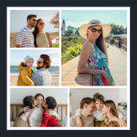 Create Your Own 5 Photo Collage Poster<br><div class="desc">Create your own 5 Photo Collage for Christmas, Birthdays, Weddings, Anniversaries, Graduations, Father's Day, Mother's Day or any other Special Occasion, with our easy-to-use design tool. Add your favourite photos of friends, family, vacations, hobbies and pets and you'll have a stunning, one-of-a-kind photo collage. Our custom photo collage is perfect...</div>