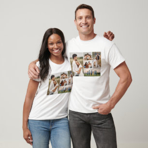 Create Your Own 5 Photo Collage Unisex T-Shirt