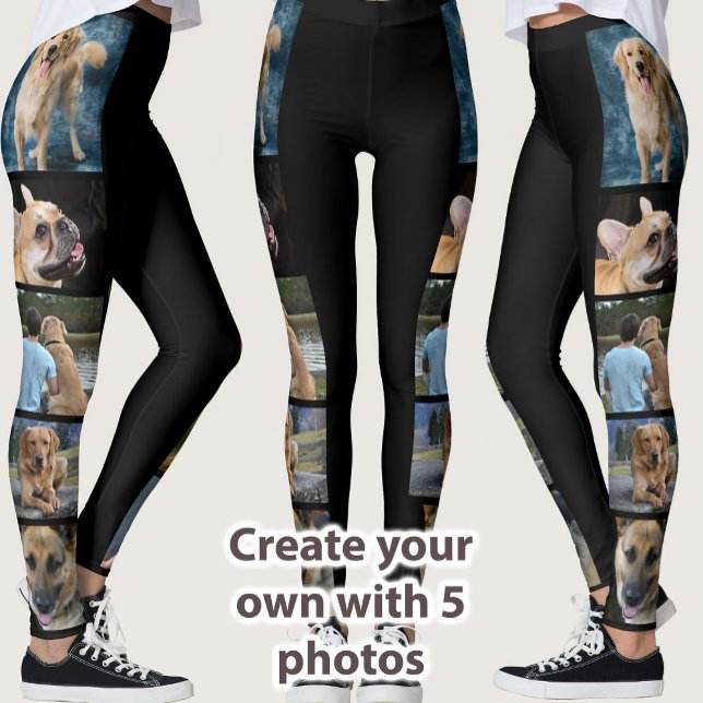 Create Your Own 5 Photo DIY Patterned leggings (Creator Uploaded)