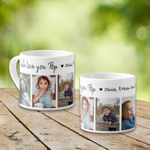 Create Your Own 5 Photo We Love You Pop Espresso Cup