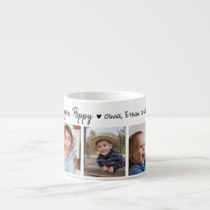 Create Your Own 5 Photo We Love You Poppy  Espresso Cup
