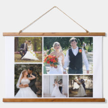 Create Your Own 5 Photo Wedding Collage