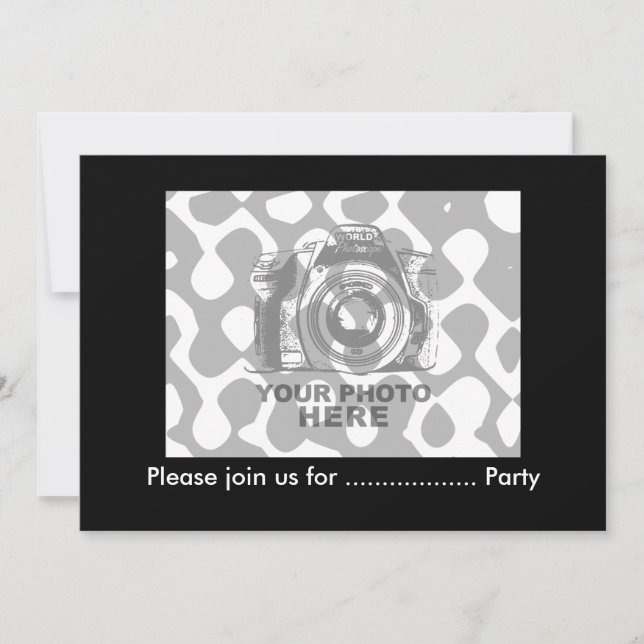Create Your Own 5"x7" Invitation Horizontal 4 (Front)