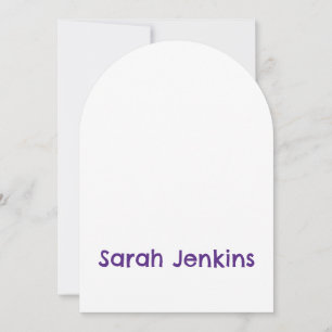 Create Your Own 5" x 7" Arch Invitation