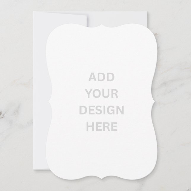 Create Your Own 5" x 7" Bracket Invitation (Front)
