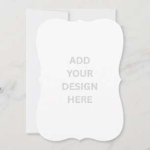 Create Your Own 5" x 7" Bracket Invitation