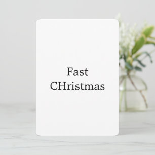 create your own 5" x 7" christmas Standard round Holiday Card