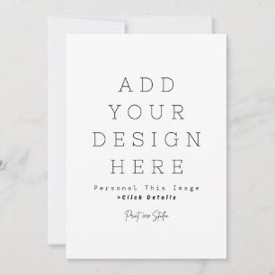 Create Your Own 5" x 7" Flat Card
