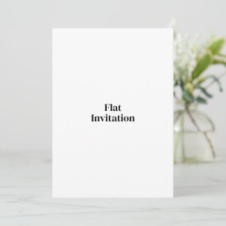 Create Your Own 5" x 7" Flat Invitation